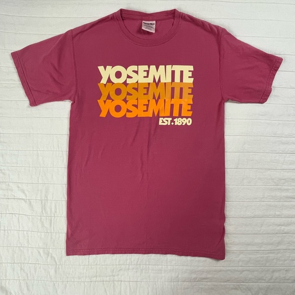 Yosemite Punk Retro Vibe Graphic Tee 100% Cotton Small - Picture 3 of 6